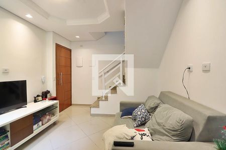 Sala de apartamento à venda com 2 quartos, 110m² em Vila Metalúrgica, Santo André