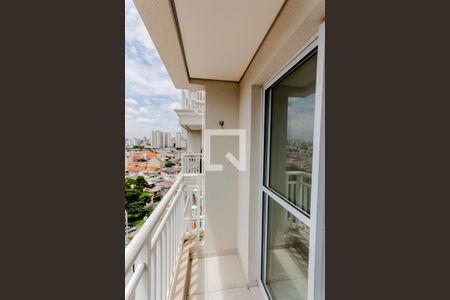 Varanda da Sala de apartamento à venda com 1 quarto, 37m² em Santa Teresinha, Santo André