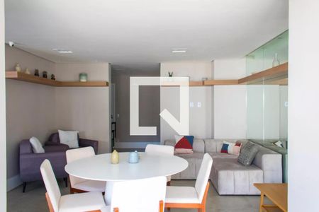 Área comum - Salão de festas de apartamento para alugar com 1 quarto, 37m² em Santa Teresinha, Santo André