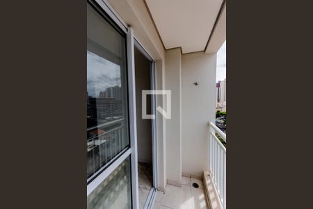 Varanda da Sala de apartamento à venda com 1 quarto, 37m² em Santa Teresinha, Santo André
