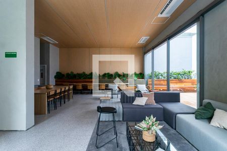 Studio para alugar com 27m², 1 quarto e sem vagaÁrea comum - Salão de festas