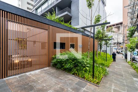 Studio para alugar com 27m², 1 quarto e sem vagaFachada