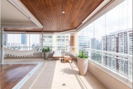 Varanda de apartamento à venda com 4 quartos, 205m² em Cidade Monções, São Paulo