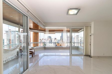 Sala de apartamento à venda com 4 quartos, 205m² em Cidade Monções, São Paulo