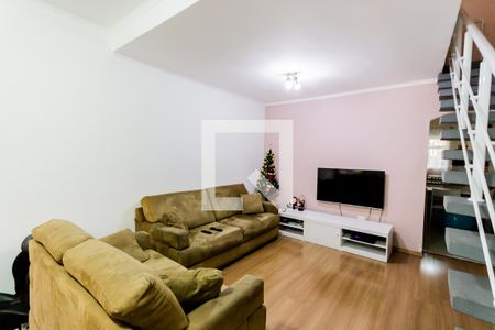 Sala de casa à venda com 3 quartos, 126m² em Campestre, Santo André