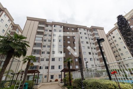 Fachada do Bloco de apartamento para alugar com 2 quartos, 47m² em Vila Caraguata, São Paulo