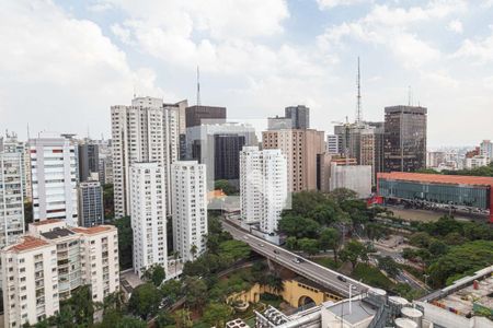 Vista da Sala de apartamento para alugar com 2 quartos, 90m² em Jardim Paulista, São Paulo