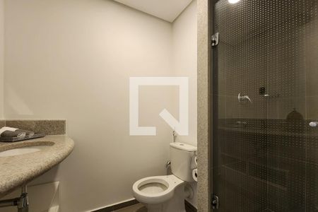 Banheiro de kitnet/studio à venda com 1 quarto, 20m² em Santa Paula, São Caetano do Sul