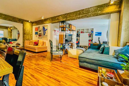 Sala/Cozinha de apartamento para alugar com 1 quarto, 92m² em Vila Madalena, São Paulo