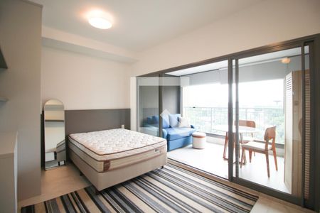 Suíte  de kitnet/studio para alugar com 1 quarto, 35m² em Indianópolis, São Paulo