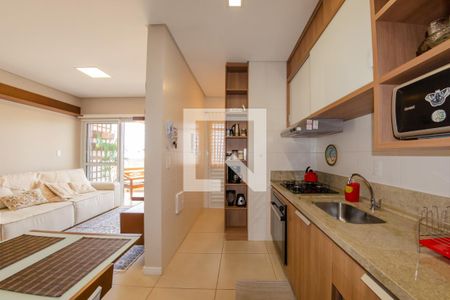 Cozinha de apartamento para alugar com 2 quartos, 84m² em Campeche, Florianópolis