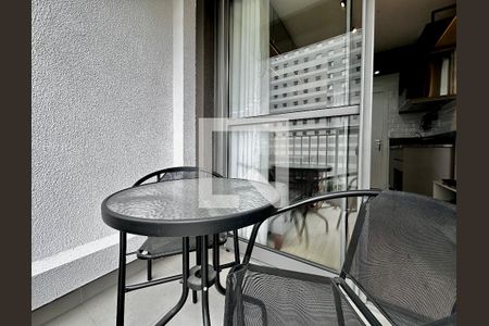 Sacada de apartamento à venda com 1 quarto, 27m² em Vila Nova Conceição, São Paulo