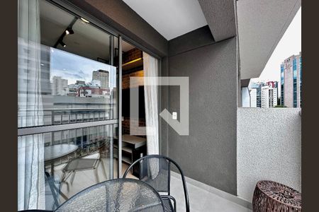 Sacada de apartamento à venda com 1 quarto, 27m² em Vila Nova Conceição, São Paulo