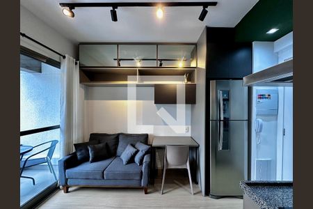 Sala de apartamento à venda com 1 quarto, 27m² em Vila Nova Conceição, São Paulo