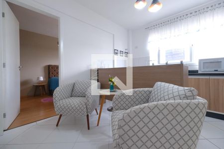 Detalhe Sala de apartamento para alugar com 1 quarto, 45m² em Portão, Curitiba