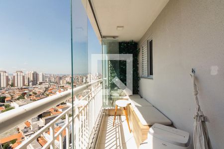Varanda  de apartamento à venda com 3 quartos, 73m² em Chácara Santo Antônio (zona Leste), São Paulo