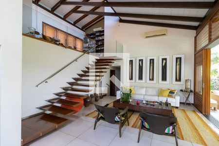 Sala de casa de condomínio à venda com 3 quartos, 500m² em Loteamento Alphaville Campinas, Campinas