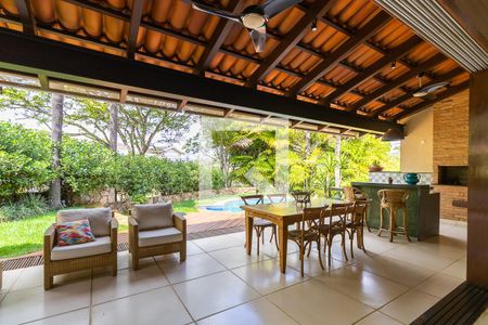 Varanda gourmet de casa de condomínio à venda com 3 quartos, 500m² em Loteamento Alphaville Campinas, Campinas