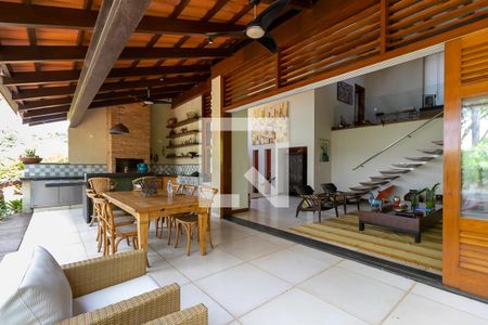 Varanda gourmet de casa de condomínio à venda com 3 quartos, 500m² em Loteamento Alphaville Campinas, Campinas