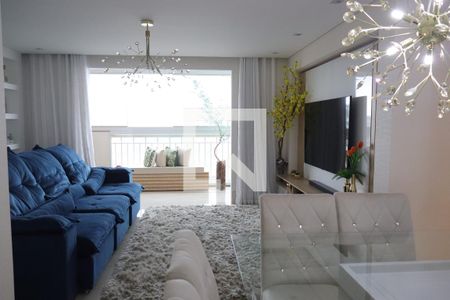 Sala de apartamento à venda com 3 quartos, 91m² em Vila Campestre, São Paulo