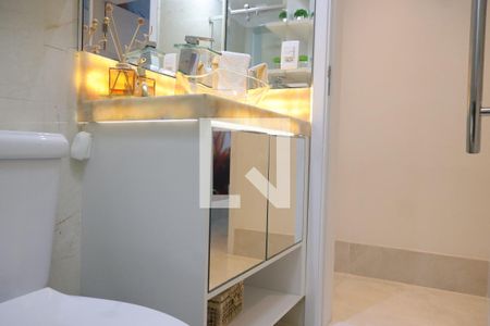 Apartamento à venda com 91m², 3 quartos e 2 vagasBanheiro corredor