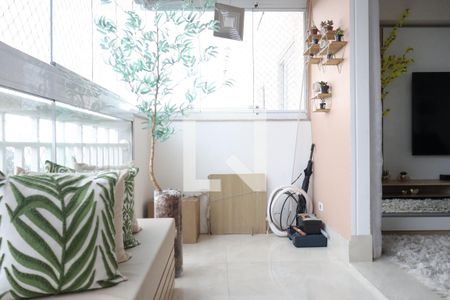 Varanda de apartamento à venda com 3 quartos, 91m² em Vila Campestre, São Paulo