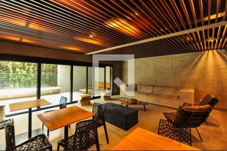 Studio à venda com 48m², 1 quarto e 1 vagaÁrea comum - Salão de festas