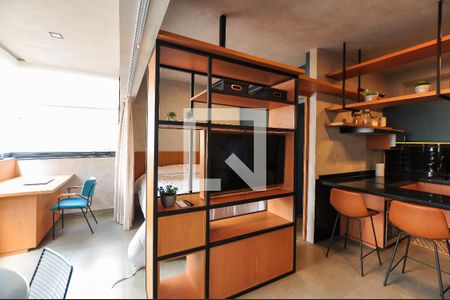 Studio à venda com 48m², 1 quarto e 1 vagaSala