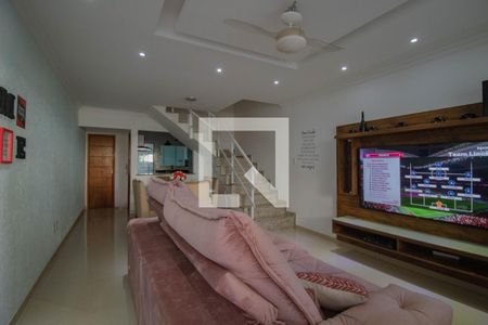 Sala  de casa à venda com 3 quartos, 136m² em Taquara, Rio de Janeiro