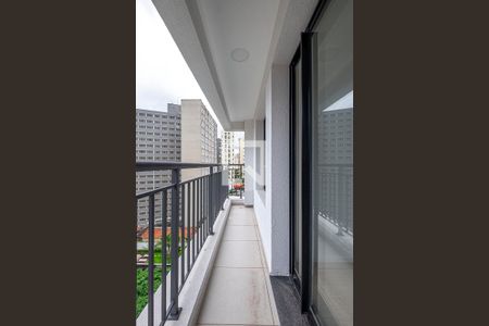 Sala/Cozinha - Varanda de apartamento à venda com 1 quarto, 30m² em Sumaré, São Paulo