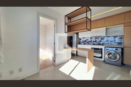 Sala/Cozinha de apartamento para alugar com 2 quartos, 36m² em Barra Funda, São Paulo