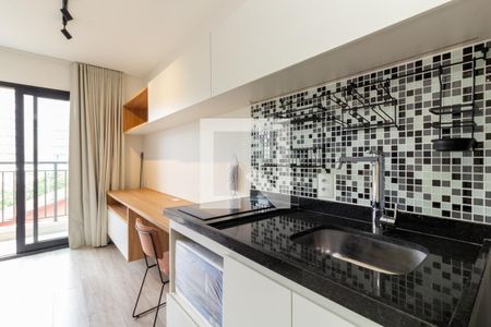 Studio à venda com 26m², 1 quarto e sem vagaCozinha