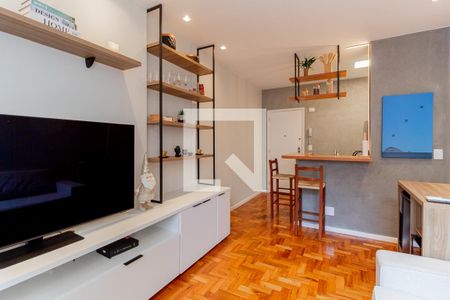 Sala de apartamento para alugar com 1 quarto, 37m² em Flamengo, Rio de Janeiro