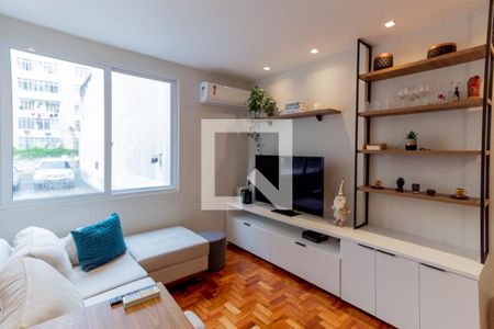 Sala de apartamento para alugar com 1 quarto, 37m² em Flamengo, Rio de Janeiro