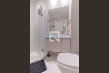 Apartamento para alugar com 37m², 1 quarto e sem vagaBanheiro da Suíte