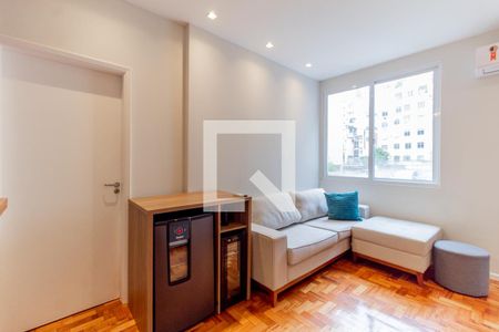 Sala de apartamento para alugar com 1 quarto, 37m² em Flamengo, Rio de Janeiro