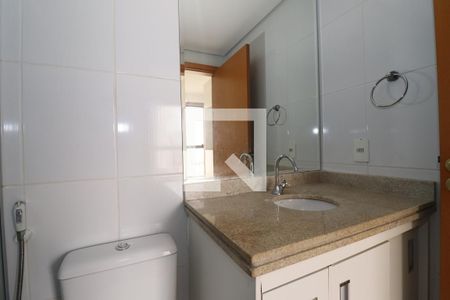 Banheiro da Suíte de kitnet/studio para alugar com 1 quarto, 33m² em Norte (águas Claras), Brasília