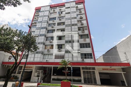 Studio para alugar com 38m², 1 quarto e sem vagaFachada e portaria