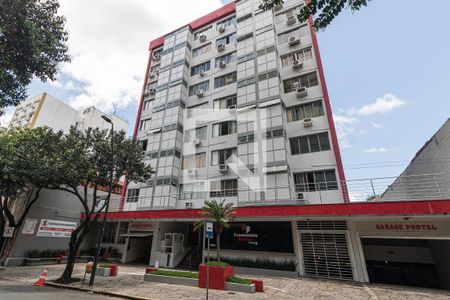 Studio para alugar com 38m², 1 quarto e sem vagaFachada e portaria