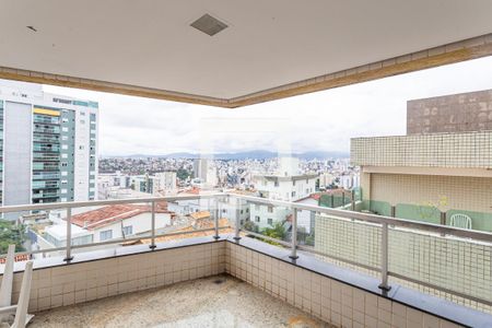 Varanda da Sala 1 de apartamento à venda com 4 quartos, 264m² em Palmares, Belo Horizonte