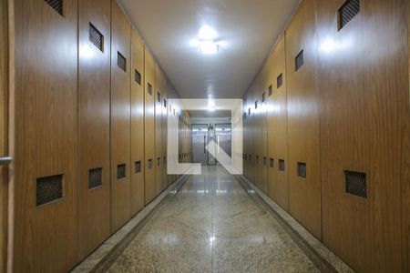 Hall de entrada de apartamento para alugar com 1 quarto, 48m² em Boqueirão, Santos