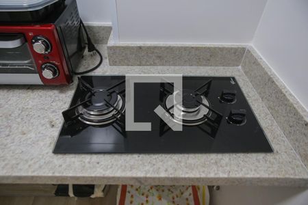 Cozinha de apartamento para alugar com 1 quarto, 48m² em Boqueirão, Santos