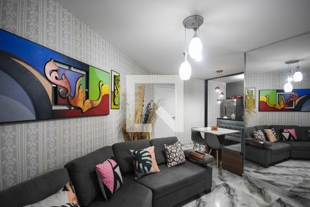 Sala de apartamento à venda com 2 quartos, 51m² em Jardim Monte Alegre, Taboão da Serra