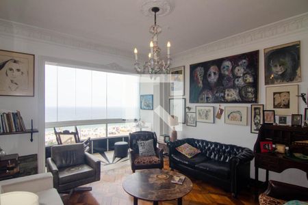 Sala de apartamento à venda com 4 quartos, 180m² em Copacabana, Rio de Janeiro