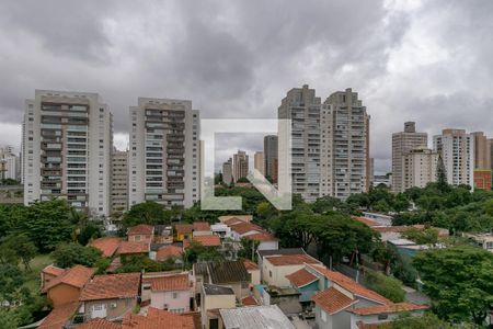 Vista da Varanda de kitnet/studio para alugar com 1 quarto, 32m² em Brooklin Paulista, São Paulo