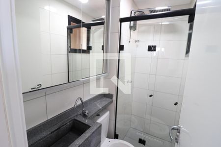 Banheiro de kitnet/studio à venda com 1 quarto, 27m² em Tatuapé, São Paulo