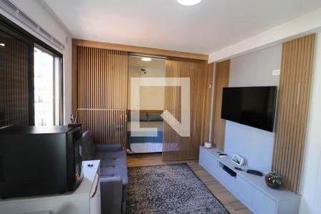 Sala de TV de kitnet/studio à venda com 1 quarto, 27m² em Tatuapé, São Paulo