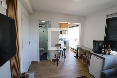 Sala de TV de kitnet/studio à venda com 1 quarto, 27m² em Tatuapé, São Paulo