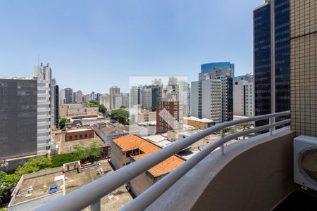Varanda de apartamento à venda com 1 quarto, 76m² em Itaim Bibi, São Paulo