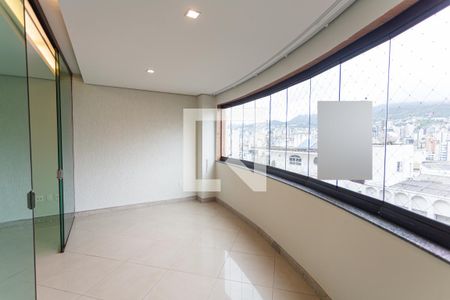 Varanda da Sala de apartamento para alugar com 4 quartos, 200m² em São Pedro, Belo Horizonte